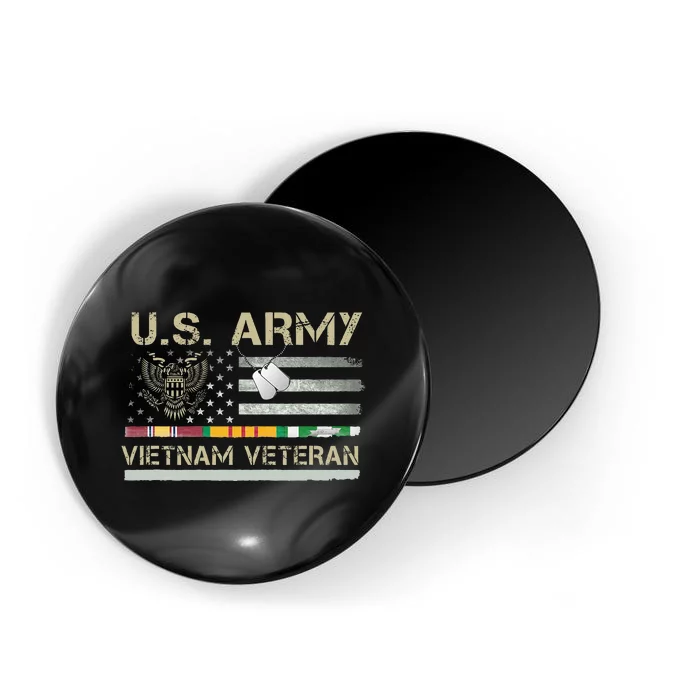 US Army Vietnam Veteran USA Flag Veteran Vietnam Army Magnet