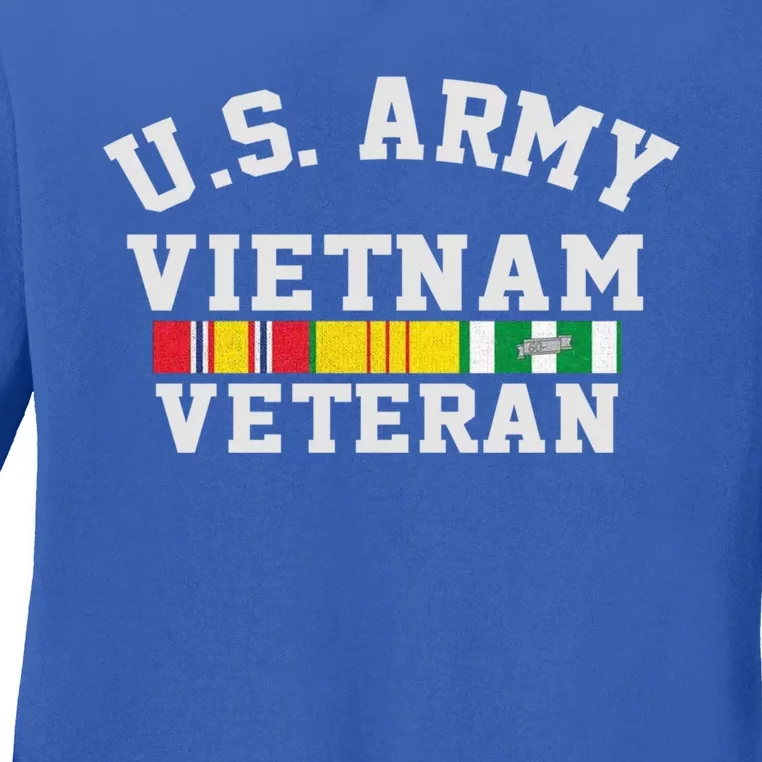 Us Army Vietnam Veteran Veteran's Day Gift Ladies Long Sleeve Shirt