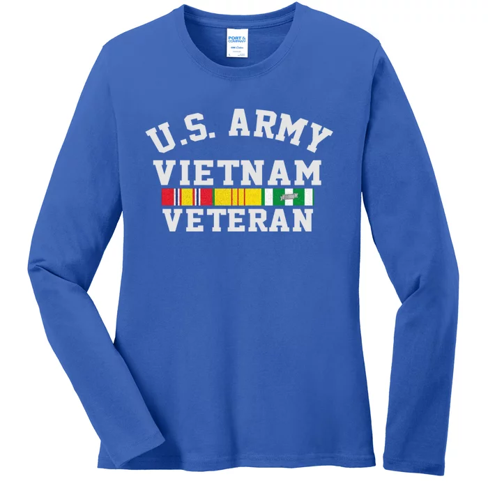 Us Army Vietnam Veteran Veteran's Day Gift Ladies Long Sleeve Shirt