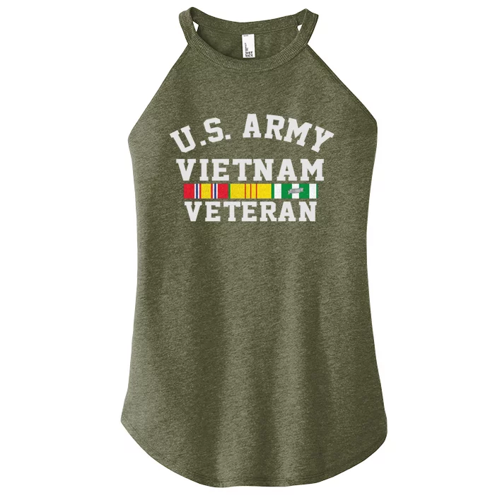 Us Army Vietnam Veteran Veteran's Day Gift Women’s Perfect Tri Rocker Tank