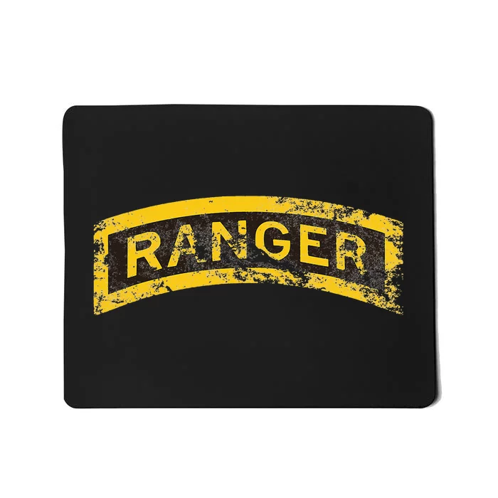 US Army Vintage Ranger Tab Mousepad