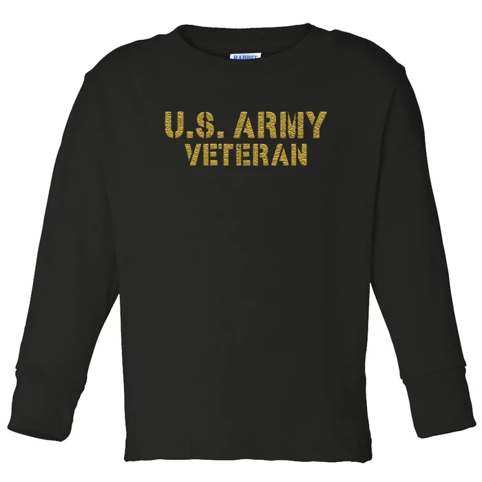 U.S. Army Veteran Toddler Long Sleeve Shirt