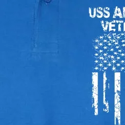 Uss America Veteran Cool Gift Softstyle Adult Sport Polo