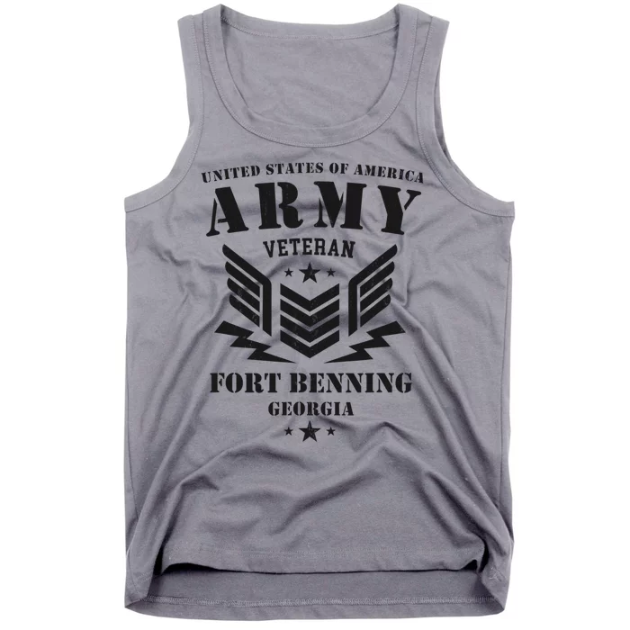 US Army Veteran Fort Benning Georgia Tank Top