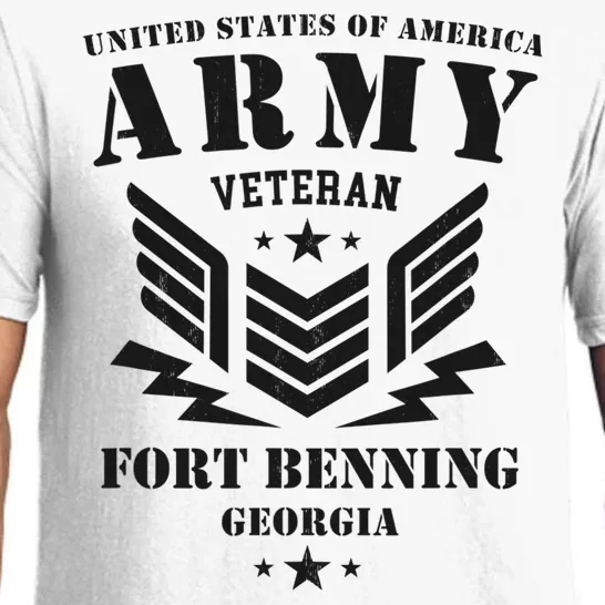 US Army Veteran Fort Benning Georgia Pajama Set