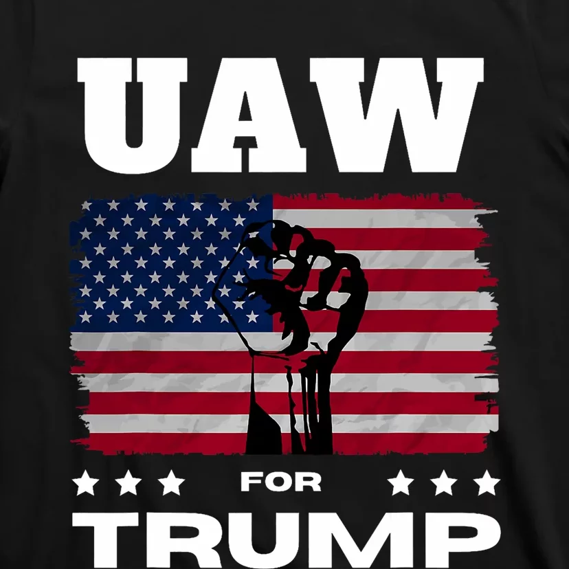 United Auto Workers For Donald Trump Uaw 2024 Election T-Shirt