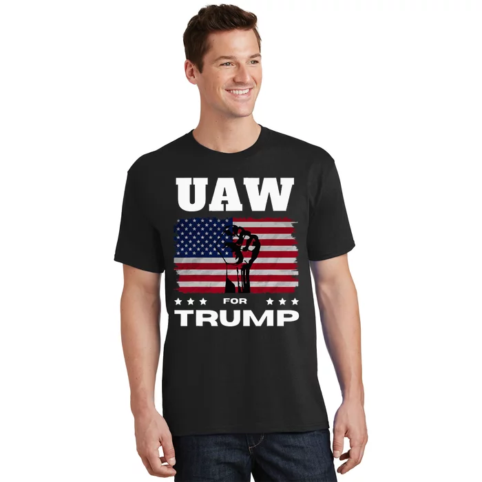 United Auto Workers For Donald Trump Uaw 2024 Election T-Shirt