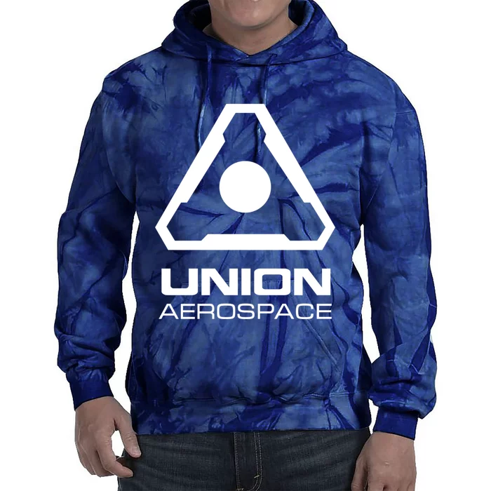 Union Aerospace White Insignia Tie Dye Hoodie