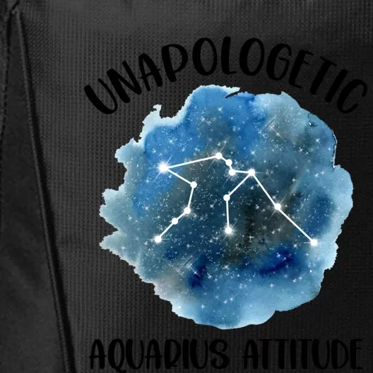 Unapologetic Aquarius Zodiac Constellation Attitude Meaningful Gift City Backpack