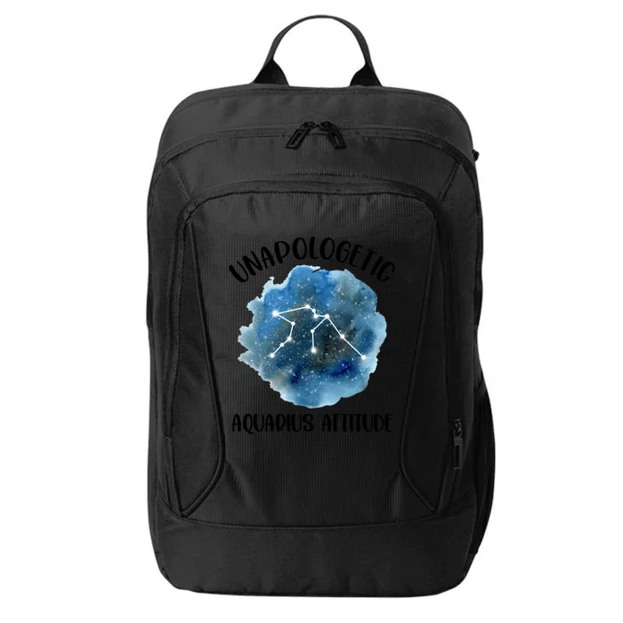 Unapologetic Aquarius Zodiac Constellation Attitude Meaningful Gift City Backpack