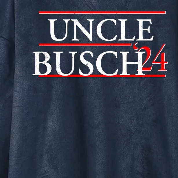 Uncle Busch 2024 Election Logo Hooded Wearable Blanket