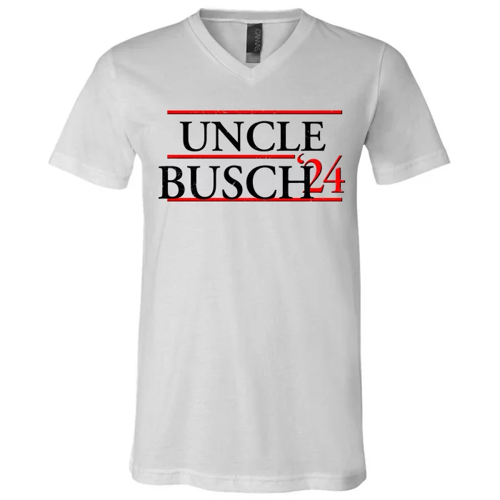 Uncle Busch 2024 Election Logo V-Neck T-Shirt