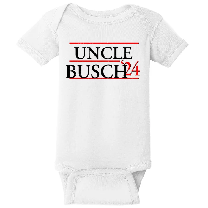 Uncle Busch 2024 Election Logo Baby Bodysuit