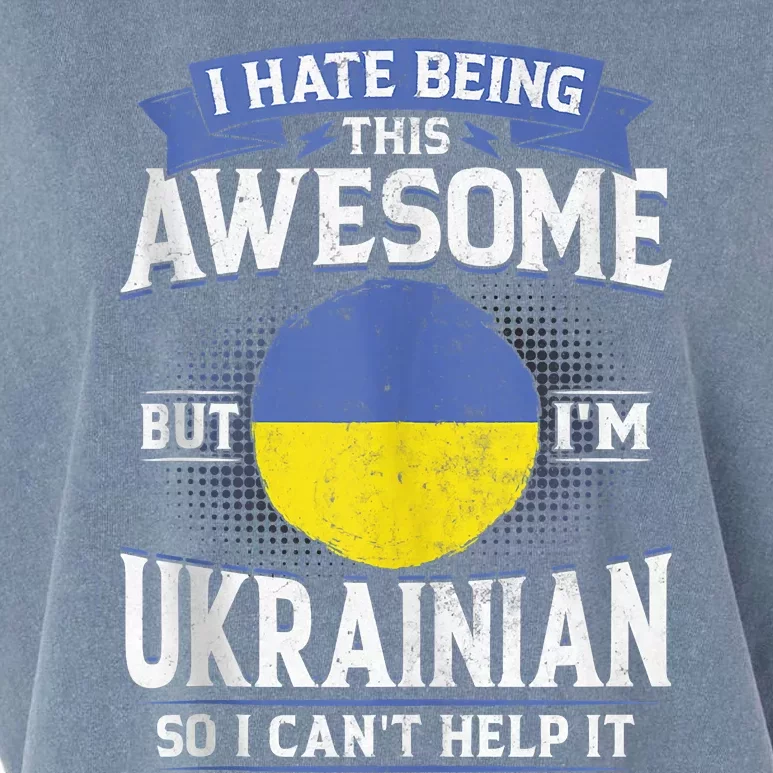 Ukraine Being Awesome Ukrainians Men & Women G Garment-Dyed Women's Muscle Tee