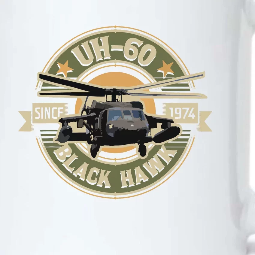 UH60 Blackhawk Assault Helicopter Pilot Aviation Black Color Changing Mug