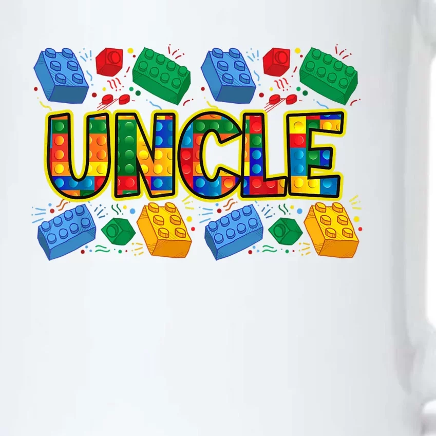 Uncle Brick Builder Funny Uncles Blocks Master Builder Black Color Changing Mug