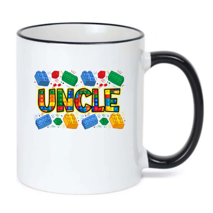 Uncle Brick Builder Funny Uncles Blocks Master Builder Black Color Changing Mug