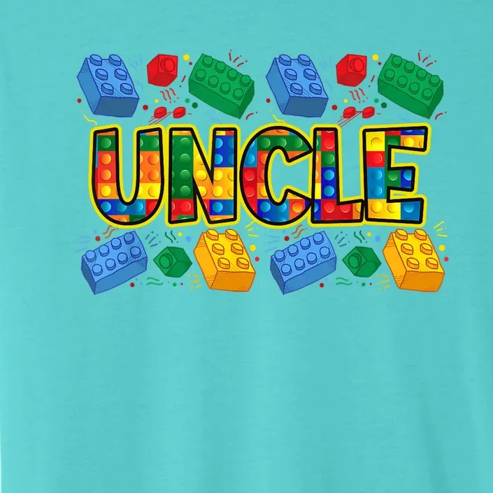 Uncle Brick Builder Funny Uncles Blocks Master Builder ChromaSoft Performance T-Shirt