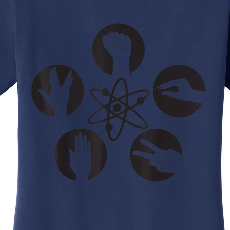 US Big Bang Theory +Logo Rock Lizard Spock 01 Women's T-Shirt