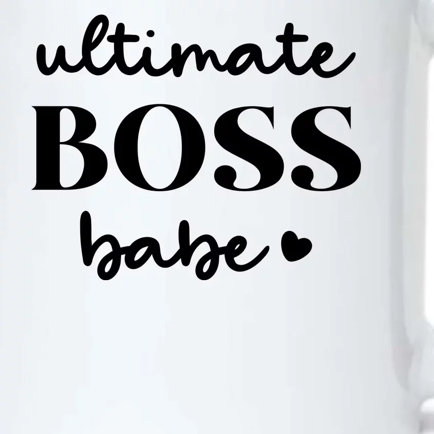 Ultimate Boss Babe Cute Gift Black Color Changing Mug