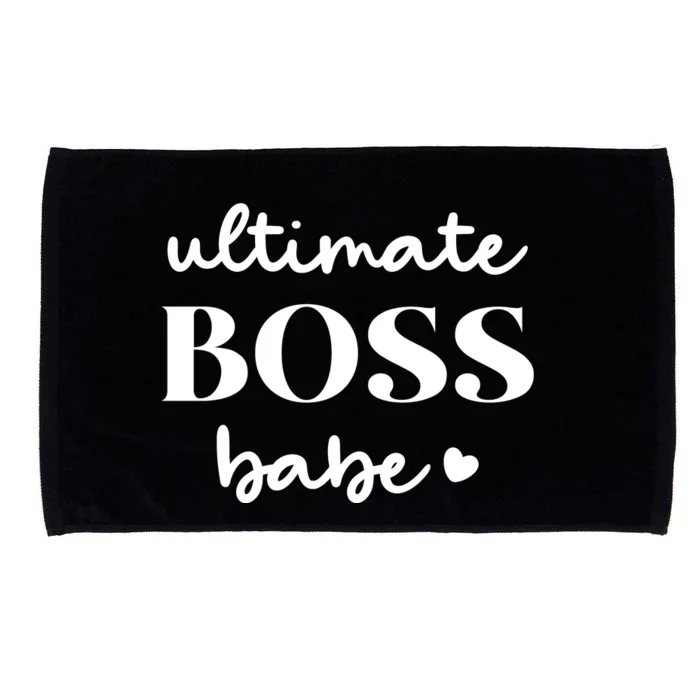 Ultimate Boss Babe Cute Gift Microfiber Hand Towel