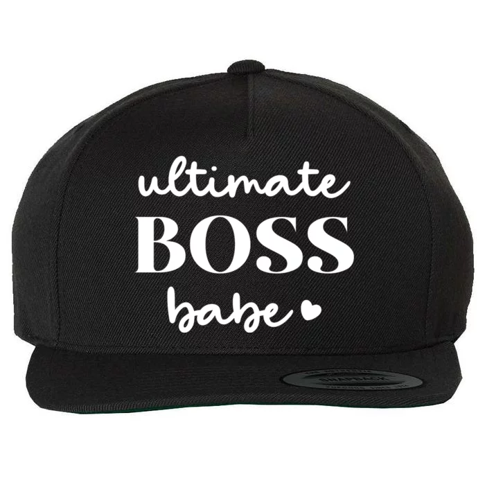 Ultimate Boss Babe Cute Gift Wool Snapback Cap