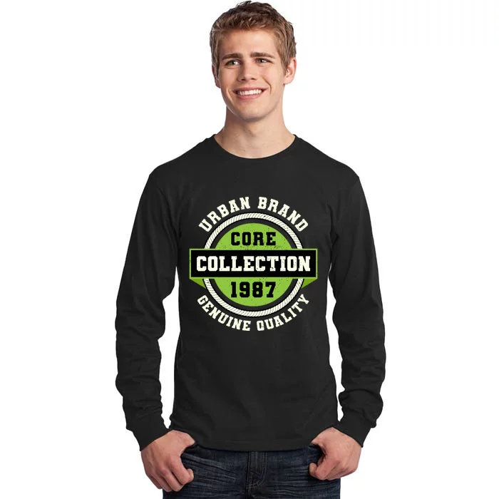 Urban Brand Core Collection Varsity Tall Long Sleeve T-Shirt