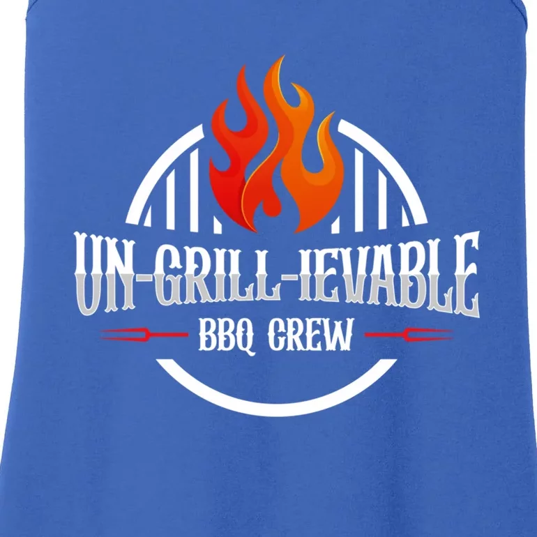 Ungrillievable Bbq Crew Barbecue Grill Cool Gift Ladies Essential Tank