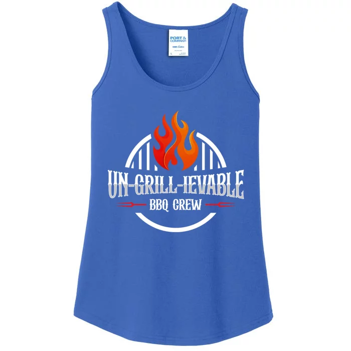 Ungrillievable Bbq Crew Barbecue Grill Cool Gift Ladies Essential Tank