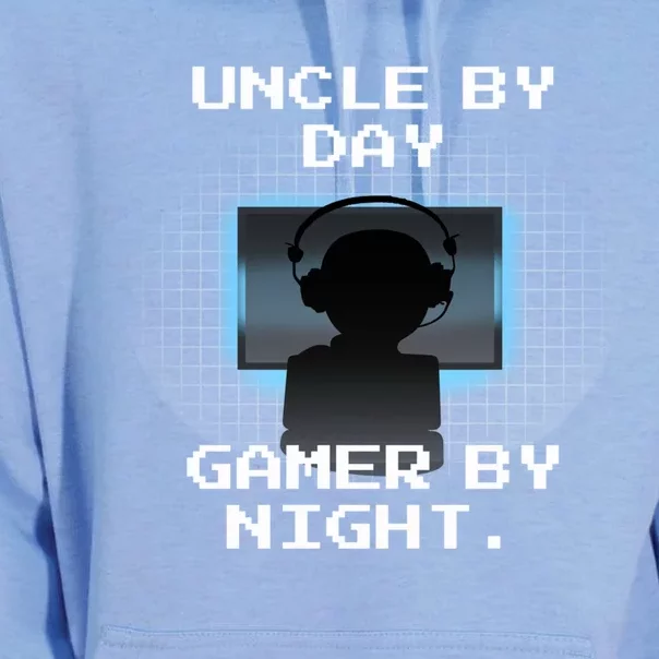 Uncle By Day Gamer By Night Gift Unisex Surf Hoodie