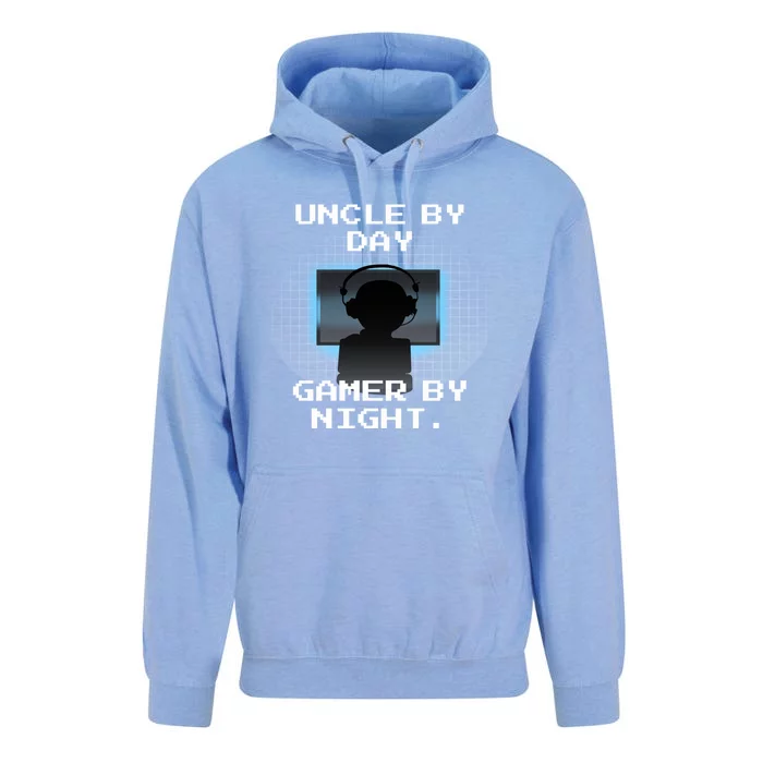 Uncle By Day Gamer By Night Gift Unisex Surf Hoodie