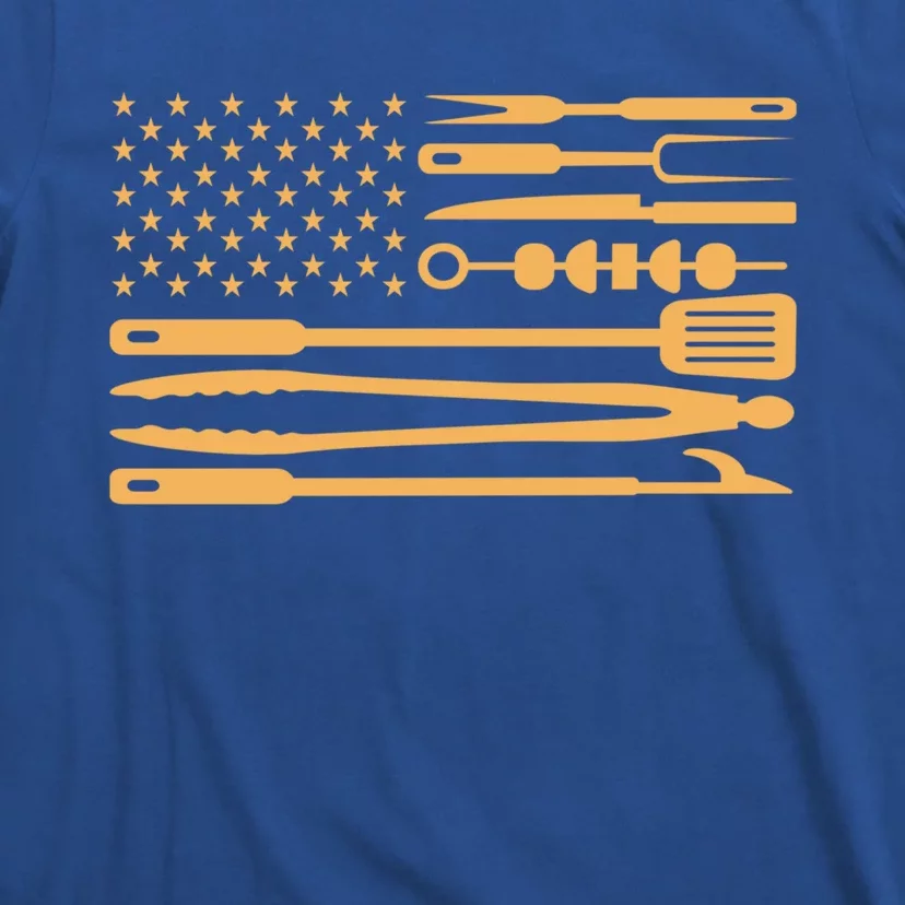 Usa Bbq Flag Gift Bbq Gift T-Shirt