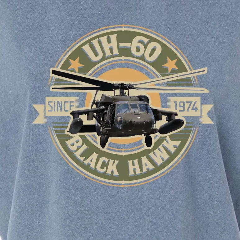 Uhgift60 Blackhawk Gift Assault Helicopter Pilot Aviation Gift Garment-Dyed Women's Muscle Tee