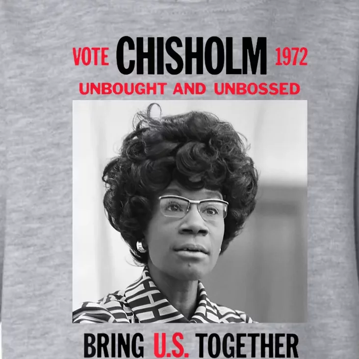 USA Black History Poster UNBOUGHT UNBOSSED Shirley Chisholm Toddler Hoodie