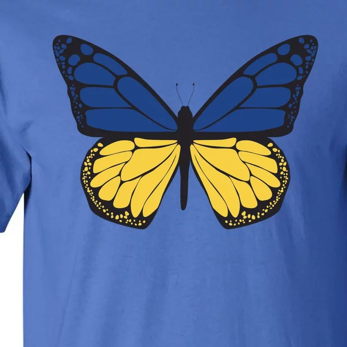 Ukraine Butterfly Illustration Tall T-Shirt