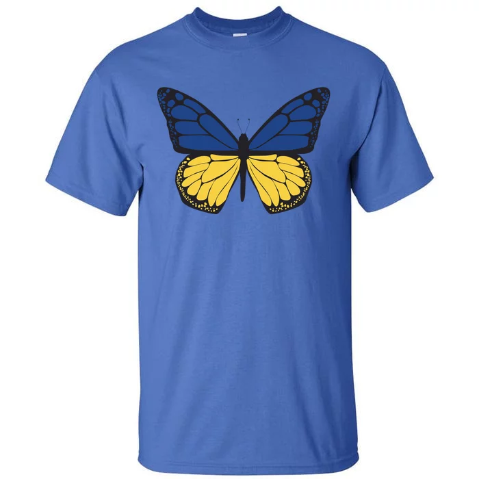 Ukraine Butterfly Illustration Tall T-Shirt