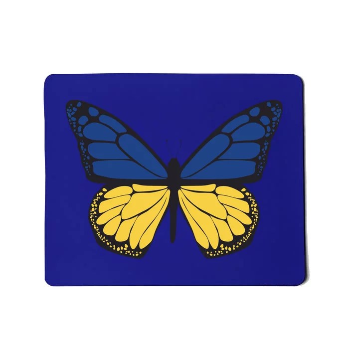 Ukraine Butterfly Illustration Mousepad