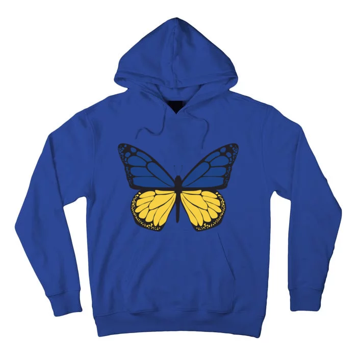 Ukraine Butterfly Illustration Tall Hoodie