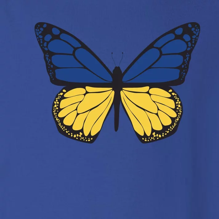 Ukraine Butterfly Illustration Toddler Long Sleeve Shirt