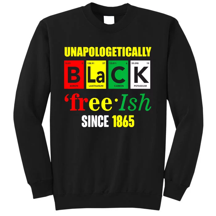 Unapologetically Black Juneteenth Freeish Since 1865 Sweatshirt