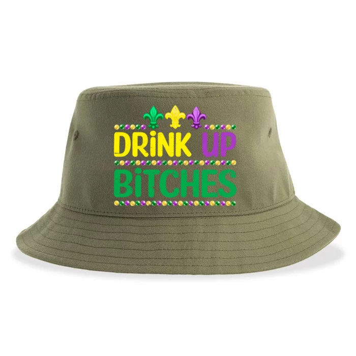 Up Bitch Mardi Gras Carnival Funny Party Festival Great Gift Sustainable Bucket Hat