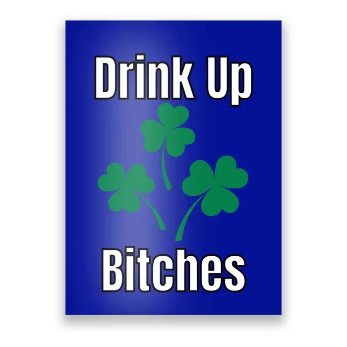 Up Bitchs Meaningful Gift St Patricks Day Meaningful Gift Funny Gift Poster