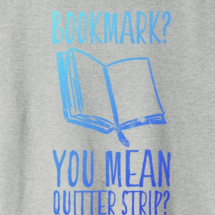 Unique Bookmark Perfect Book Nerd Cute Gift Women's Crop Top Tee