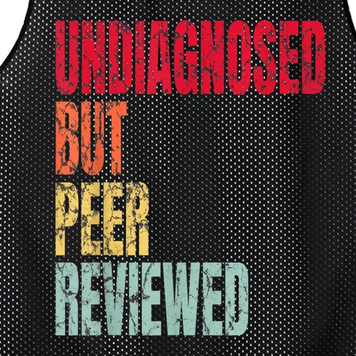 Undiagnosed But Peer Reviewed Mesh Reversible Basketball Jersey Tank