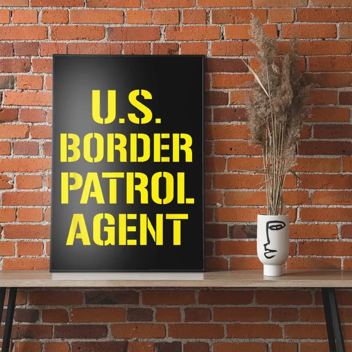 US Border Patrol Agent Halloween Costume ICE Poster