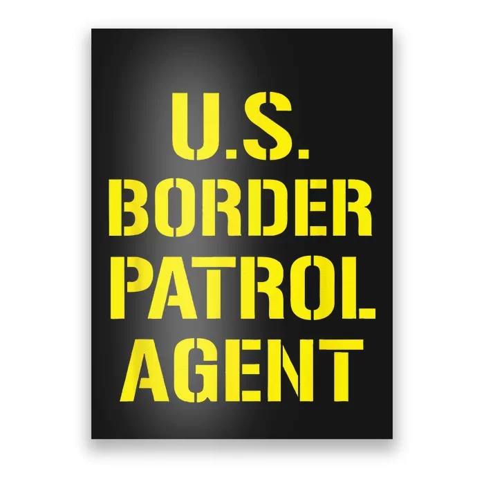 US Border Patrol Agent Halloween Costume ICE Poster