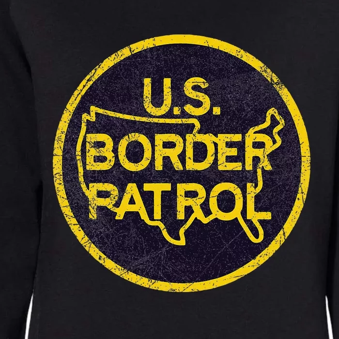 US Border Patrol USBP Protection Mexico Womens California Wash Sweatshirt