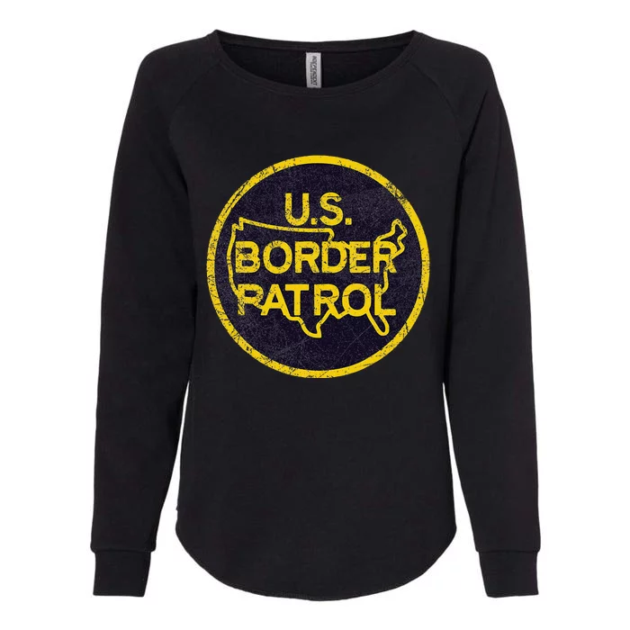 US Border Patrol USBP Protection Mexico Womens California Wash Sweatshirt