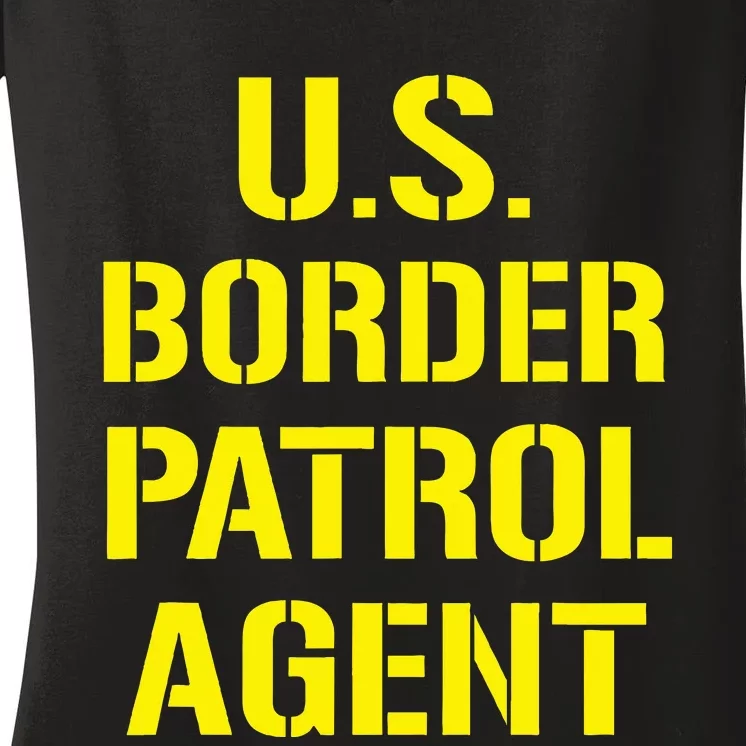 Us Border Patrol Agent Halloween Costume Ice Women's V-Neck T-Shirt