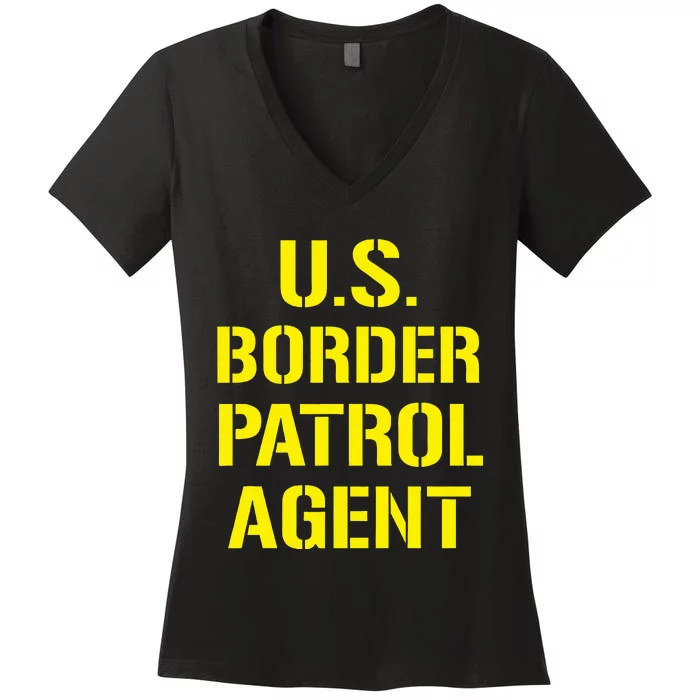 Us Border Patrol Agent Halloween Costume Ice Women's V-Neck T-Shirt